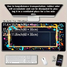High-Definition Patterned Mouse Pad, Thickened, Enlarged, Soft, Made of Natura picture
