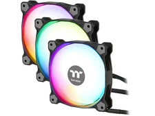 Thermaltake Pure Plus 12 RGB TT Premium Edition 120mm Case/Radiator Fan, 3-Pack, picture