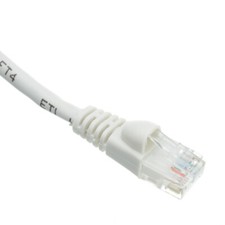 Snagless 6 inch Cat5e White Network Ethernet Patch Cable picture