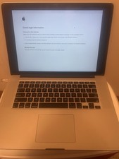 Apple macbook pro 15 Inch OS High Sierra 2015 Full Specs In Pics picture