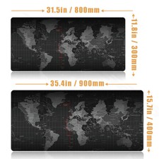 Extended Gaming Mouse Pad Large Size Desk Keyboard Mat 800 X 300MM 900 X 400MM picture