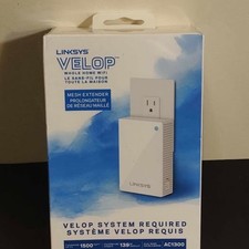 Linksys Velop WHW0101P AC1300 Plug-In Mesh WiFi Range Extender | New in Box picture