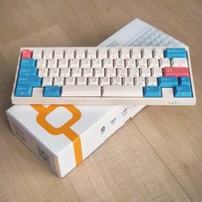 LEOPOLD FC630MBT Coral Blue Mechanical Keyboard Cherry MX2A Speed Silver picture