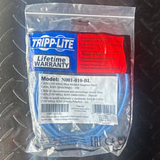Tripp Lite Cat5e RJ45 Male/Male Snagless Ethernet Patch Cable, Blue 10 ft picture
