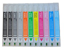 11pcs Refillable Cartridge fr Epson Stylus Pro 7900/9900 HDR Pigment+Resetter picture