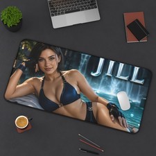 Jill Valentine XXL Desk Mat, Gaming Mouse Pad, Keyboard Mat, Gamer Gift picture