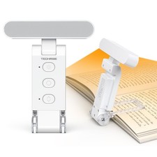 Rectangular 12 LED ClipOn Reading Book Light Rechargeable Lamp 80+ Hours picture