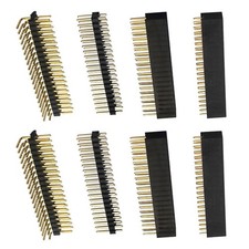 8Pcs 2x20 PIN Socket Dual Male Header Pin Connector for Raspberry Pi Zero/Zero. picture