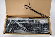 HP KU-0316 104-Key Wired USB Standard Desktop Keyboard 434821 - 002 - Silver picture