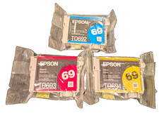 3pk New Genuine Epson 69 Color Inks Epson CX5000 CX6000 CX7000F T0691 picture