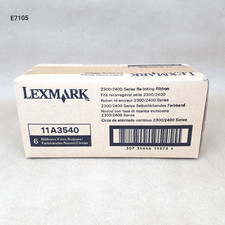 (6) IBM/Lexmark 2380 2381 2390 2391 Compatible Printer Ribbons 11A3540 NEW E7105 picture