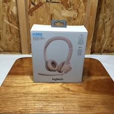 NEW Logitech H390 USB Computer Headset Rose Colorway picture