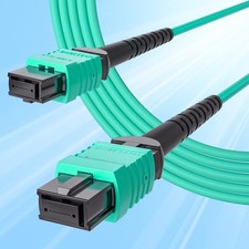 10Gtek Fiber Patch Cable - MPO to MPO OM3 Multimode 8-core Fiber Jumper Patch... picture