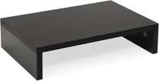 TEAMIX 14.2 Inch Monitor Stand Riser, Wood Monitor Riser with Storage for Desk S picture