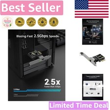 2.5Gb PCIe Network Card - Plug-and-Play for Effortless Installation & Speed picture