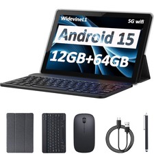 CUPEISI CP20PRO 10 Inch Android 15 Tablet 12GB RAM 64GB ROM 1TB Expandable 5G picture
