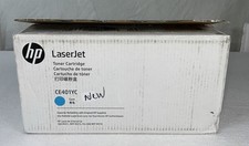HP CE401YC High Yield Cyan Toner. Open Box Sealed Bag picture