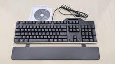Dell KB813-BK-US Wired USB Keyboard + Smart Card Reader + Palm Rest - NEW picture