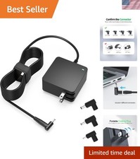 Durable Asus Laptop Charger 65W - Includes 4 Switchable Tips & Foldable Plug picture