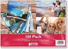 Premium Glossy Photo Paper, 5 X 7 Inch, 100 Sheets, 200Gsm, 5 X 7, 100-Count Pac picture