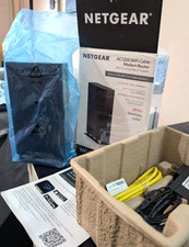 OPEN BOX NETGEAR Cable Modem with Built-in WiFi Router Model C6230 AC1200 picture