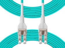 Uniboot OM3 LC To LC Fiber Patch Cable Multimode 5M 16ft Network Jumper picture