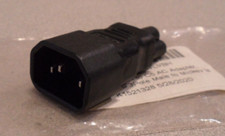 IEC 320 C14 to IEC 320 C5 Computer Power Cord Plug Adapter picture