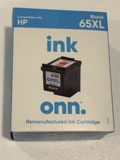 Onn Ink Cartridge HP Compatible 65XL Black NEW picture