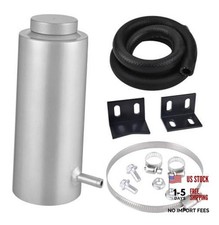 Coolant Overflow Tank, Radiator Overflow Bottle 800ml Universal Aluminum Silver picture