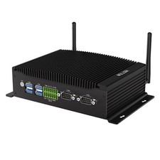 Fanless Industrial PC, Mini Computer Core i7-10810U, DDR4 16GB RAM 512GB M.2 ... picture