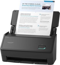 ScanSnap iX2400 Document Scanner 45ppm 100-Sheet ADF USB Mac PC Black picture