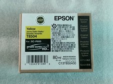 New Genuine Epson T8504 Yellow Ultra Chrome HD Ink For SC-P800 Exp 11-2024 picture
