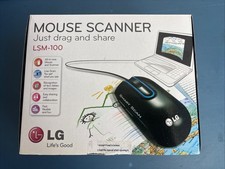 LG Smart Scan Mouse LSM-100 Portable Scanner OCR Wired USB - OPEN BOX Complete picture