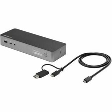 StarTech.com Universal Laptop Docking Station, Hybrid USB-C & USB DK30C2DPPD picture