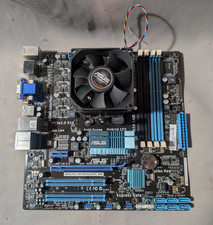 ASUS M4A78LT-M Motherboard With AMD Athlon II X2 220 CPU and Heatsink Fan picture