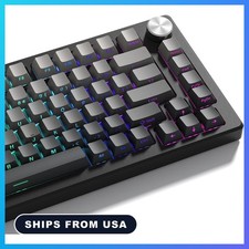 Shine Through keycaps Set,Double Shot PBT keycaps Gradient picture