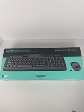 Logitech MK320 Wireless Desktop Keyboard and Mouse Combo Black Brand New picture
