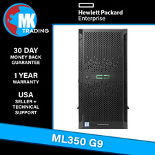 HPE ProLiant ML350 Gen9 Tower Server 2x E5-2650 v4 24-Core 64GB 2x800GB SSD picture
