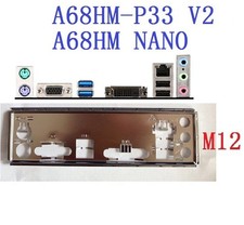 Backplate For MSI A68HM-P33 V2, A68HM NANO Motherboard IO Shield plate i/o picture