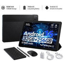 10 Inch Touchscreen Android 16 Tablet Octa Core Processor 256GB Storage picture