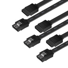 SATA Cable III, 3 Pack SATA Cable III 6Gbps Straight HDD SDD Data Cable picture