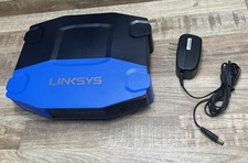RESET LinkSys SE4008 8-Port Gigabit Switch Tested Works Great Blue Black SE 4008 picture