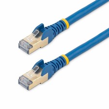 StarTech C6ASPAT10BL 10ft CAT6a Ethernet Cable - 10 Gigabit Category 6a Shielded picture