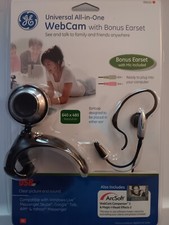 Brand New GE Universal All-in-One Webcam with Bonus Ear Set 98650 picture