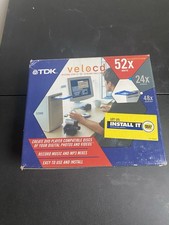 TDK VeloCD Internal 52x CD Burner Rewrite Drive Rewritable Model 5200B picture