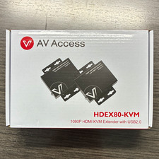 AV Access HDEX80-KVM 1080P HDMI KVM Extender USB 2.0 66 ft Powered picture