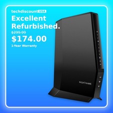 NETGEAR Nighthawk CAX30 Modem-Router Combos CAX30-100NAS Black picture