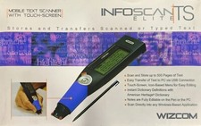 WIZCOM INFOSCAN TS ELITE MOBILE TEXT SCANNER WITH TOUCH SCREEN NEW OPEN BOX  picture