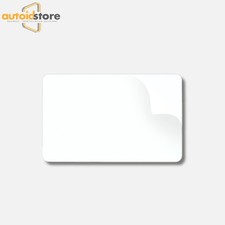 500 Blank White PVC Cards, CR80, 10 Mil, Adhesive back with Mylar release liner picture