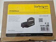 StarTech.com CPU Wall Mount Bracket for PC Tower, Black, CPUWALLMNT picture